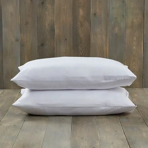 Pack of 2 Pillow Protectors - White, Polyester