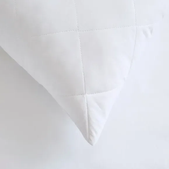 Pillow Protector Pair - White, Cotton