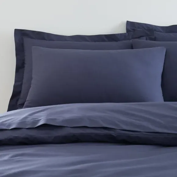 Standard Pillowcase Pair Cooling - Navy, Cotton image
