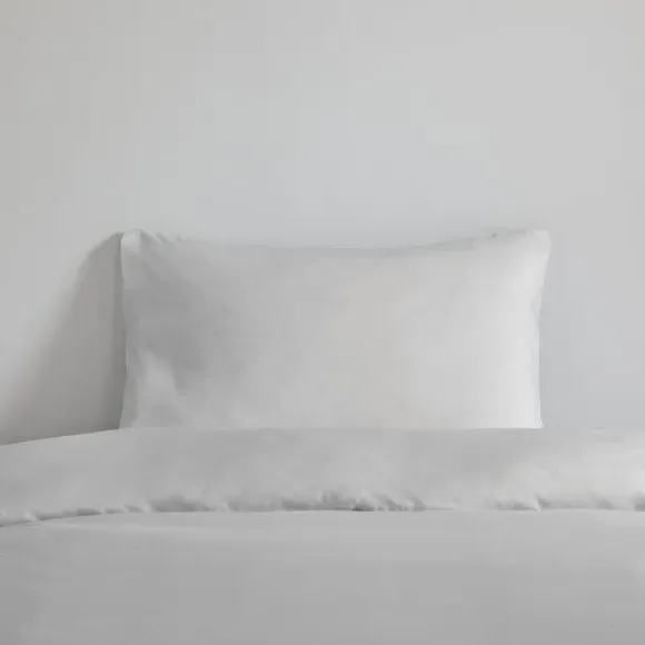 Standard Pillowcase Pair Cooling - Silver, Cotton