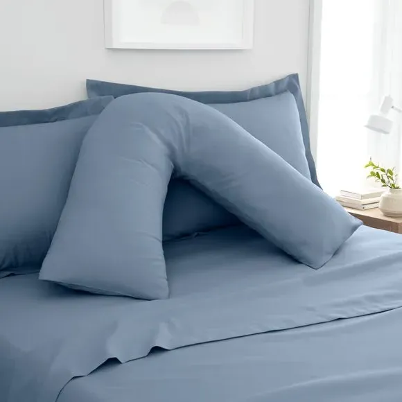 V-Shape Pillowcase - Ashley Blue, Polyester image