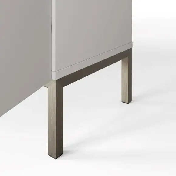 4-Door Smart Sideboard with Lighting - White