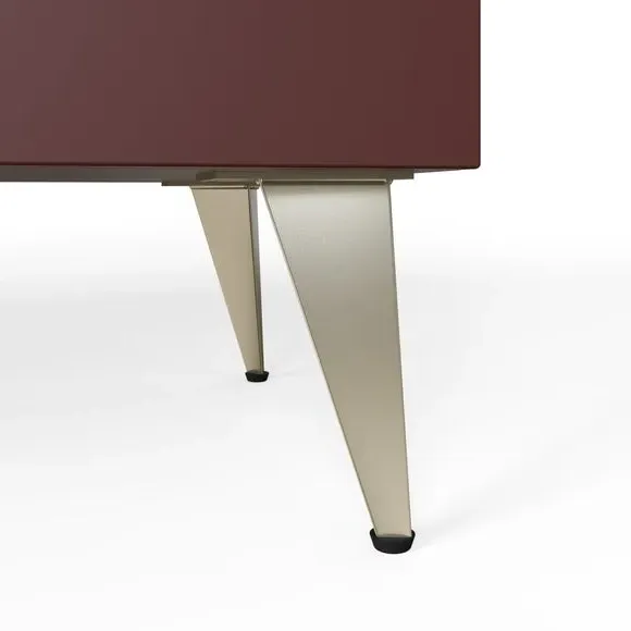 Large Sideboard with Smart LEDs - Deep Mulberry