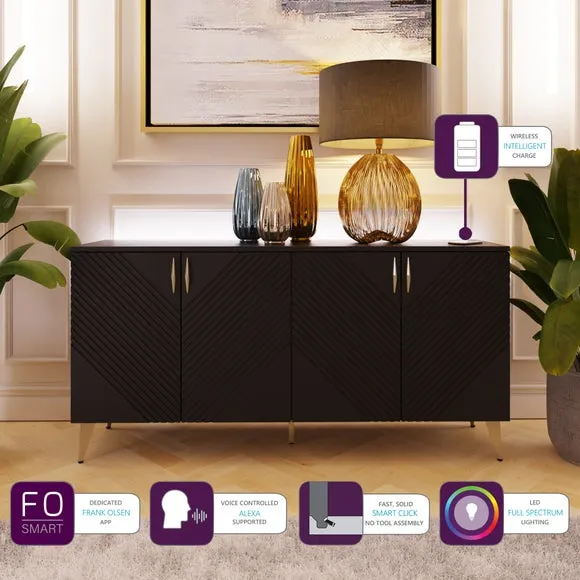 Large Sideboard with Smart LEDs - Midnight