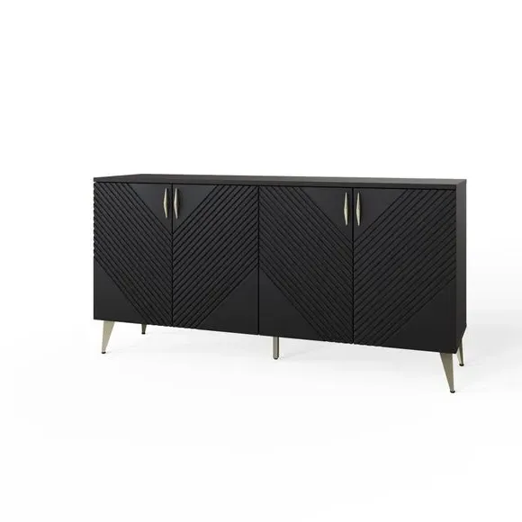 Large Sideboard with Smart LEDs - Midnight