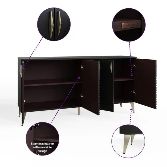 Large Sideboard with Smart LEDs - Midnight