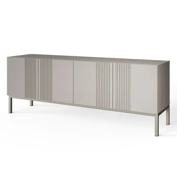 Large Smart TV Unit with App Control - Grey