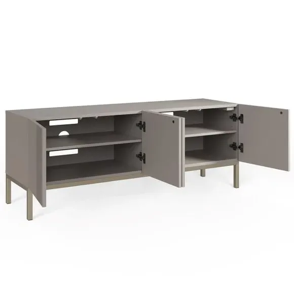 Large Smart TV Unit with App Control - Grey