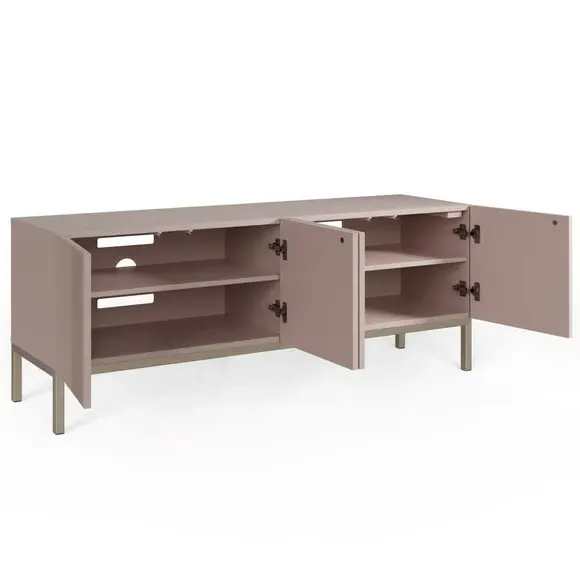 Large Smart TV Unit with App Control - Mulberry
