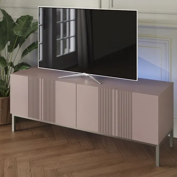Large Smart TV Unit with App Control - Mulberry