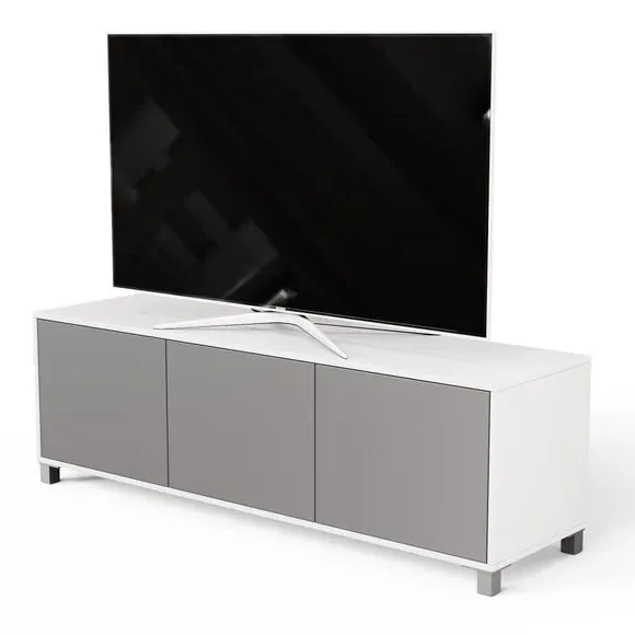 LED Smart TV Unit with App Control - White