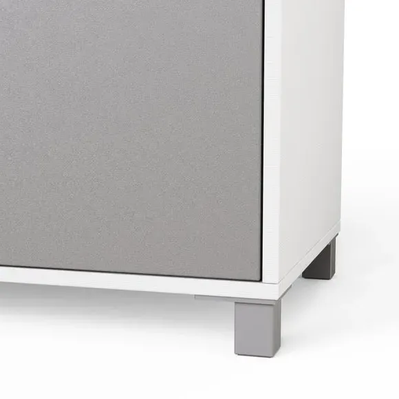 LED Smart TV Unit with App Control - White