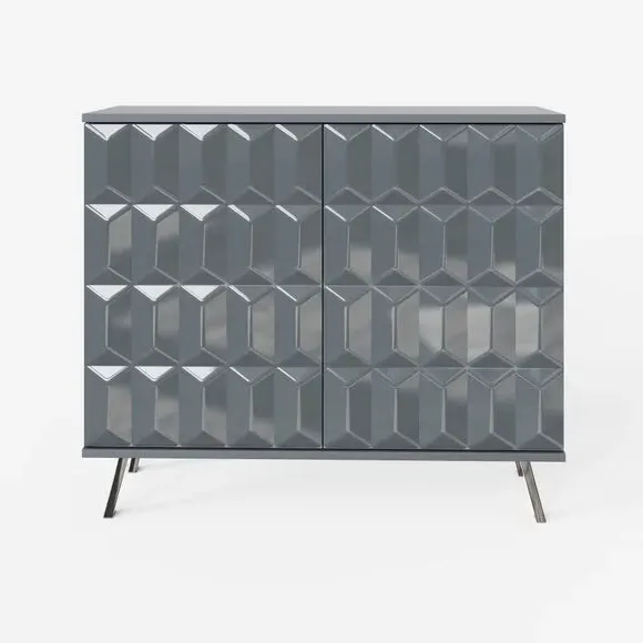 Small Sideboard with LED Lighting - Grey