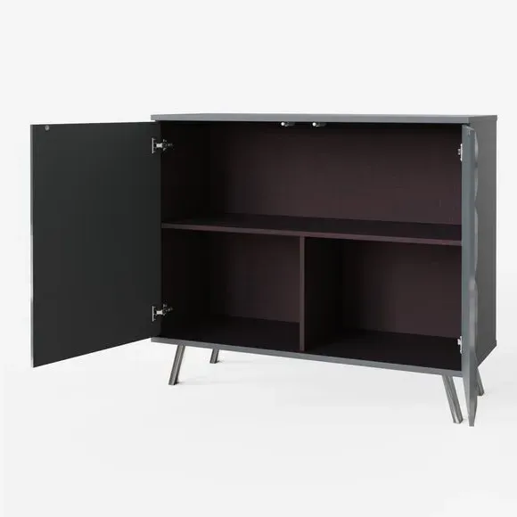 Small Sideboard with LED Lighting - Grey