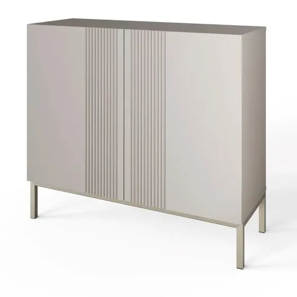 Small Smart Sideboard with Lighting - Grey