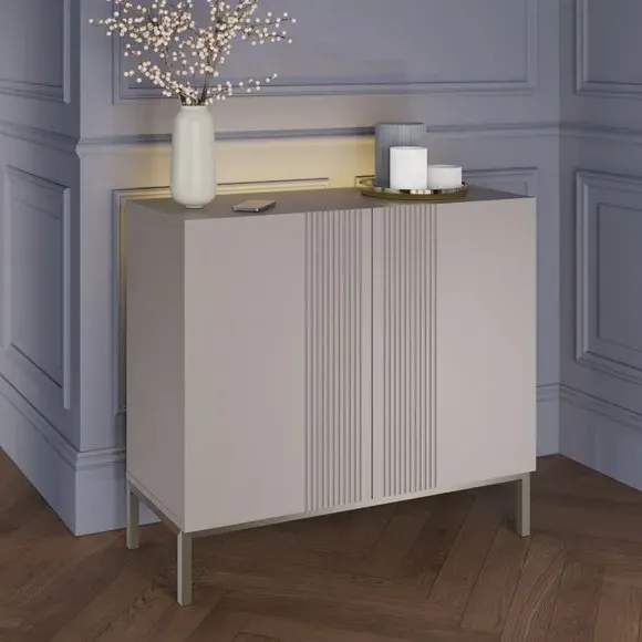 Small Smart Sideboard with Lighting - Grey image