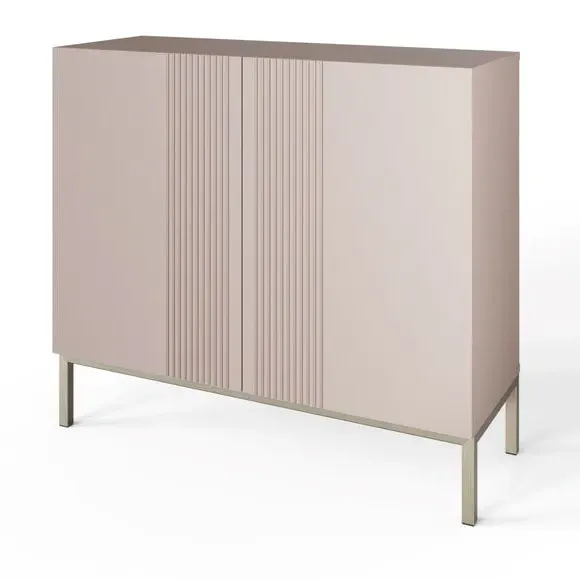 Small Smart Sideboard with Lighting - Mulberry