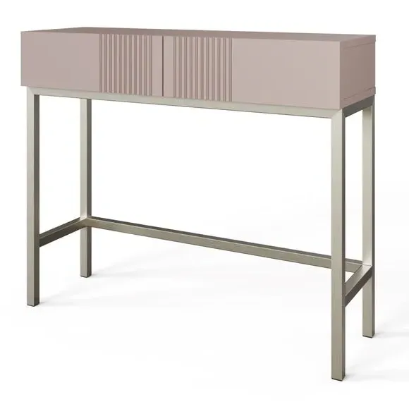 Smart Console Table with Drawers - Mulberry