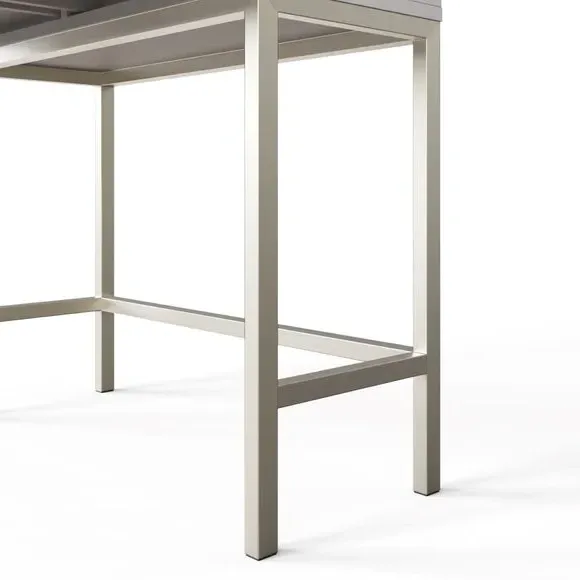 Smart Console Table with Drawers - White