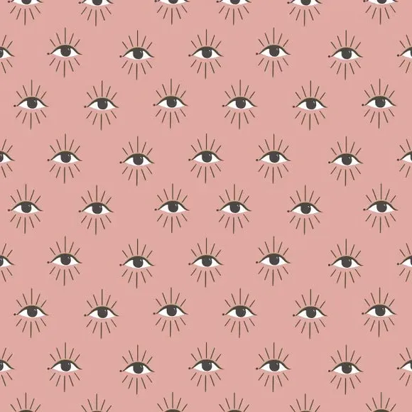 Abstract Eyes Wallpaper - Blush