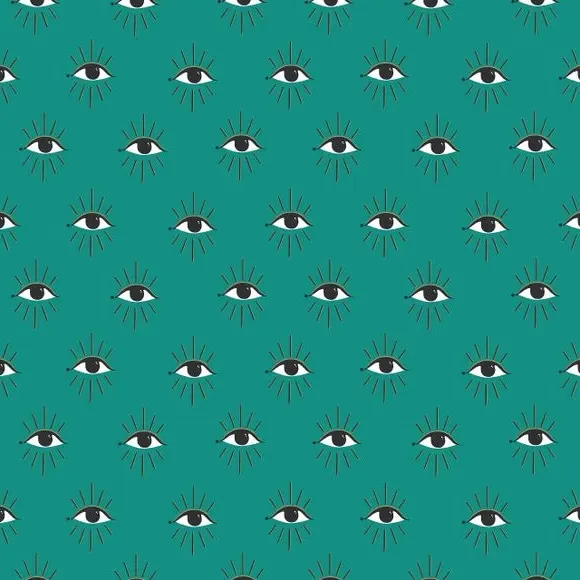 Abstract Eyes Wallpaper - Jade
