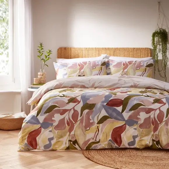 Duvet Cover & Pillowcase Set - Natural, Polycotton image