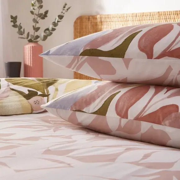 Duvet Cover & Pillowcase Set - Natural, Polycotton