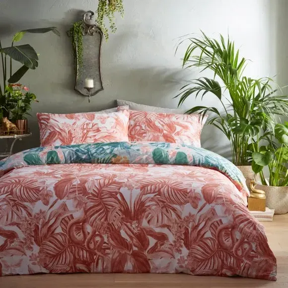 Duvet Cover & Pillowcase Set - Sage, Polycotton