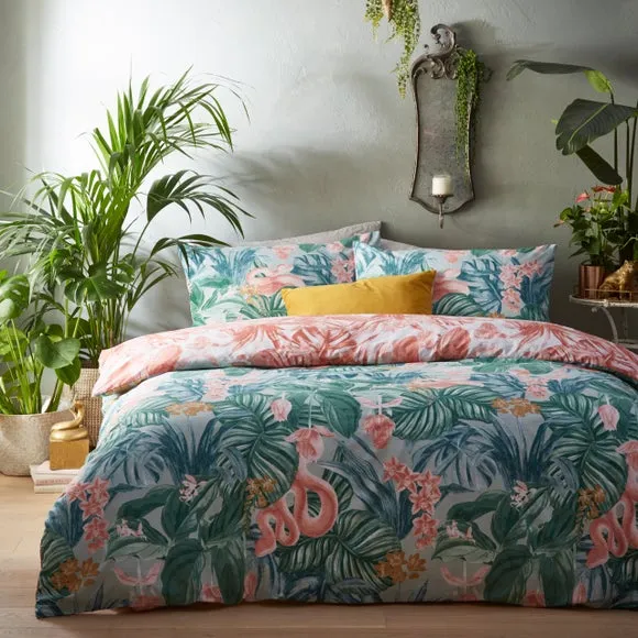 Duvet Cover & Pillowcase Set - Sage, Polycotton image