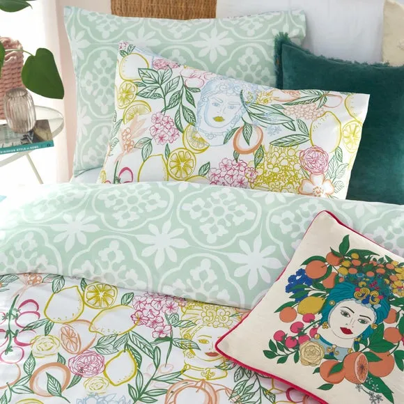 Duvet Cover Set Reversible - Multicolor, Cotton