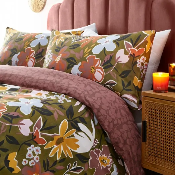 Duvet Cover Set Reversible - Multicolour, Polycotton