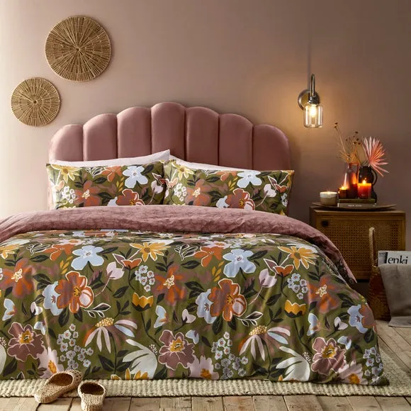 Duvet Cover Set Reversible - Multicolour, Polycotton