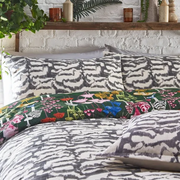 Duvet Cover Set with Pillowcase - Forest, Cotton