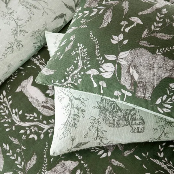 Duvet Cover Set with Pillowcase - Green