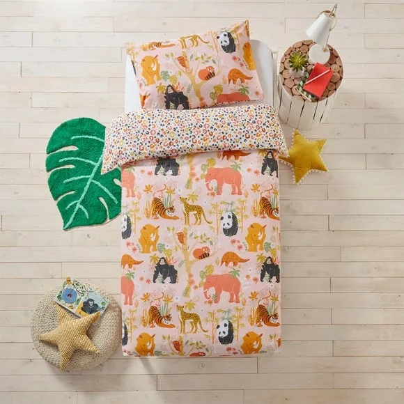 Duvet Cover Set with Pillowcase - Multicolor, Cotton image