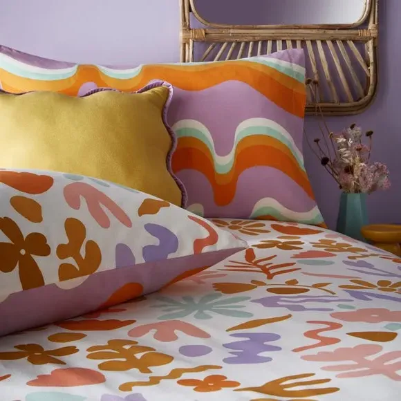 Duvet Cover Set with Pillowcase - Multicolor