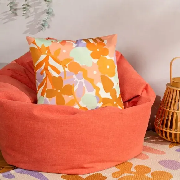 Outdoor Cushion Reversible - Multicolor, Polyester image
