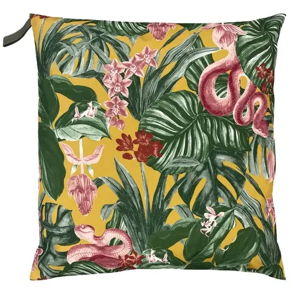 Outdoor Floor Cushion with Handle - Mustard