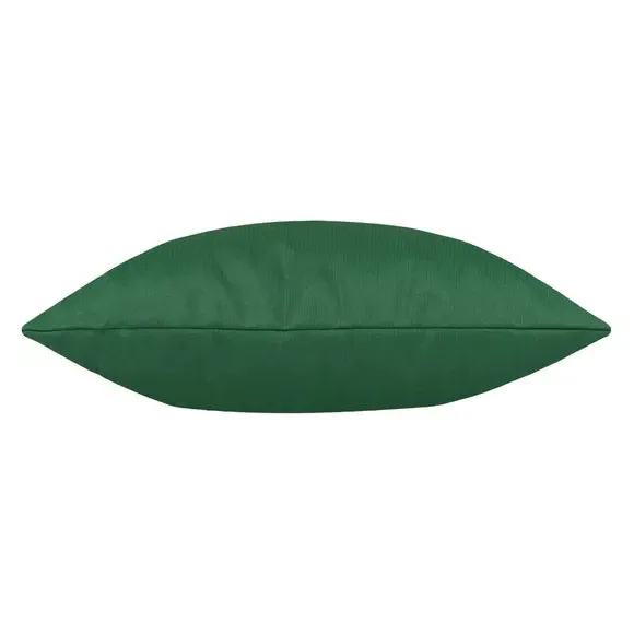 Plain Outdoor Cushion with Zip - Green, Polyester