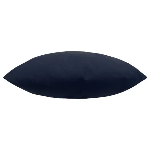 Plain Outdoor Cushion with Zip - Navy, Polyester
