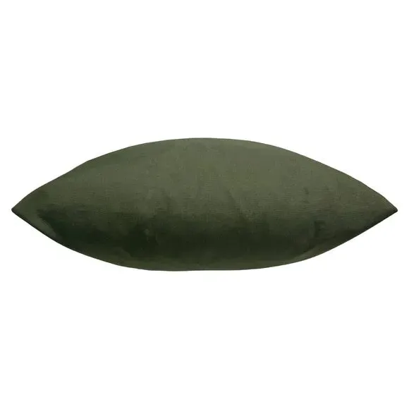 Plain Outdoor Cushion with Zip - Olive, Polyester