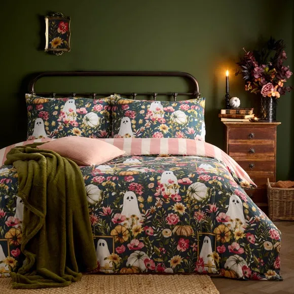 Reversible Duvet Cover Set - Multicolor, Cotton image