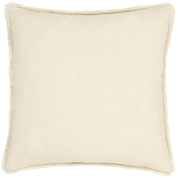 Square Cushion with Fringe - Terracotta, Velvet