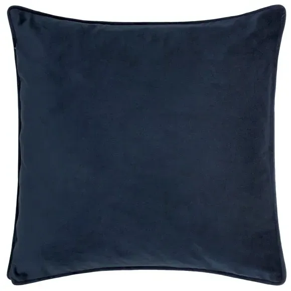 Square Cushion with Velvet Reverse - Ocean, Polyester