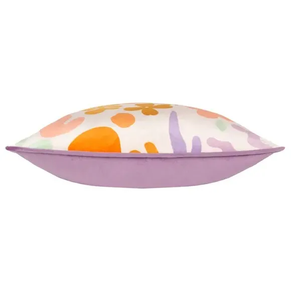 Square Cushion with Zip Fastening - Multicolor