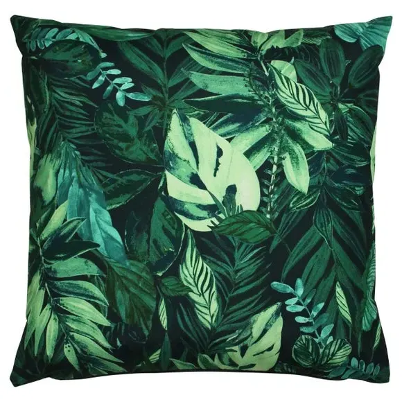 Square Outdoor Cushion Reversible - Green, Polyester