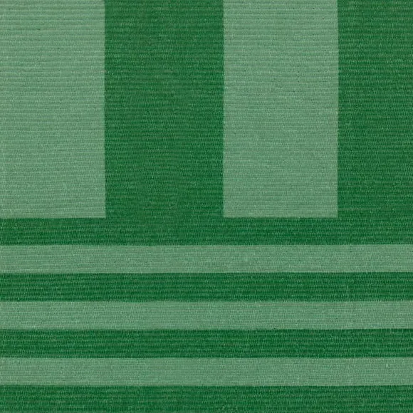 Striped Indoor Outdoor Rug - Green, Polyester