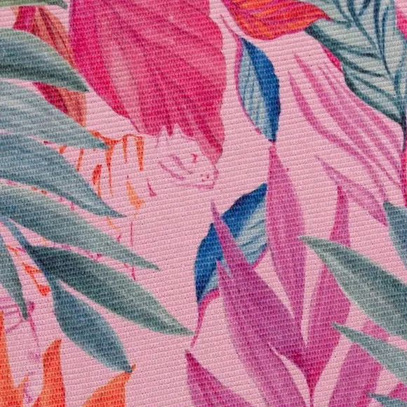 Washable Indoor Outdoor Rug - Pink, Polyester
