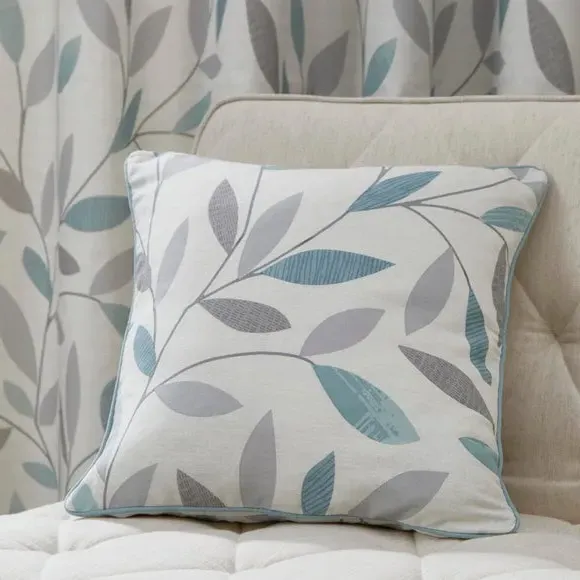 Beechwood Cushion with Zip Closure - Duck Egg