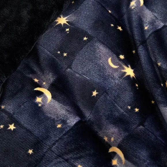 Cosmic Star Duvet Cover Set - Blue, Fleece
